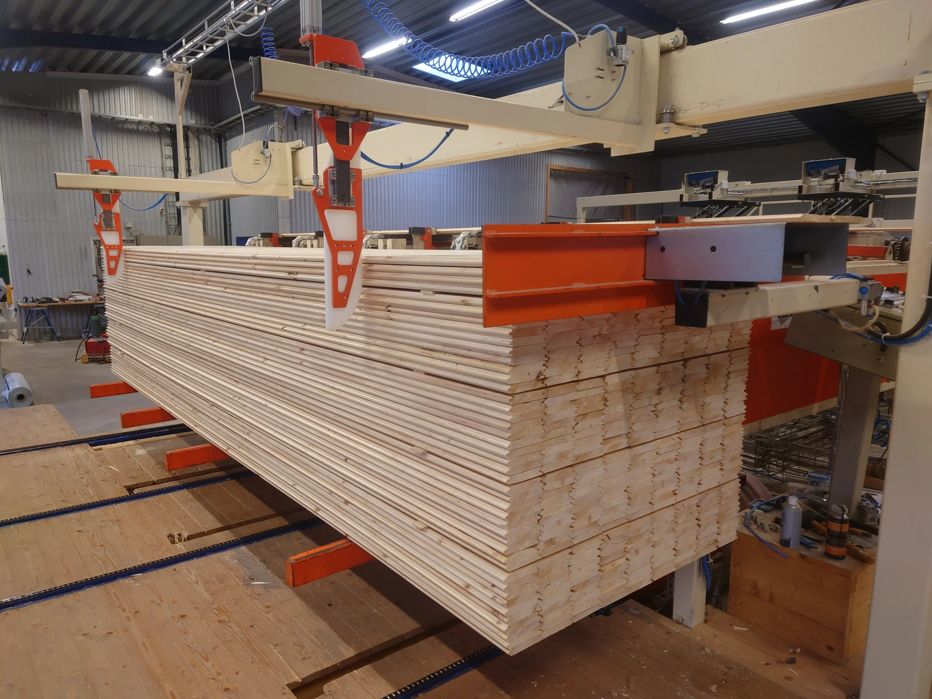 Buntningsmaskin i produktion
